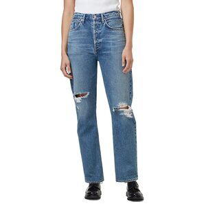 Citizens of Humanity Eva Ripped High Waist Relaxed Baggy Jeans 26